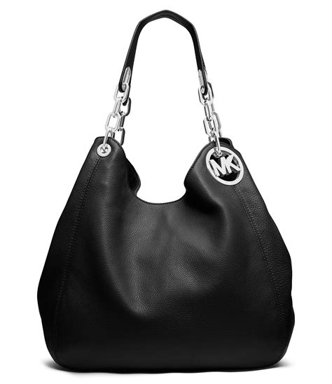 michael kors fulton large charm hobo|michael kors shoulder bag.